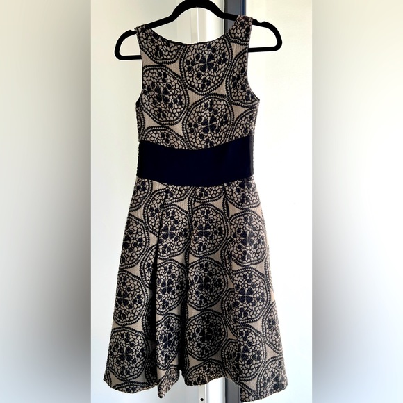 Eva Franco - Anthropologie - New Fit and Flare Dress with Pleating at waist